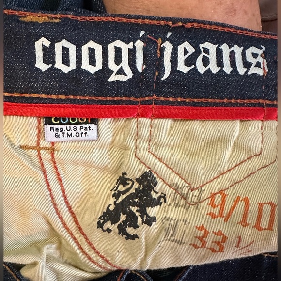 Coogi Australia dark wash rainbow embroidered straight leg jeans ladies 9/10 - Picture 5 of 9